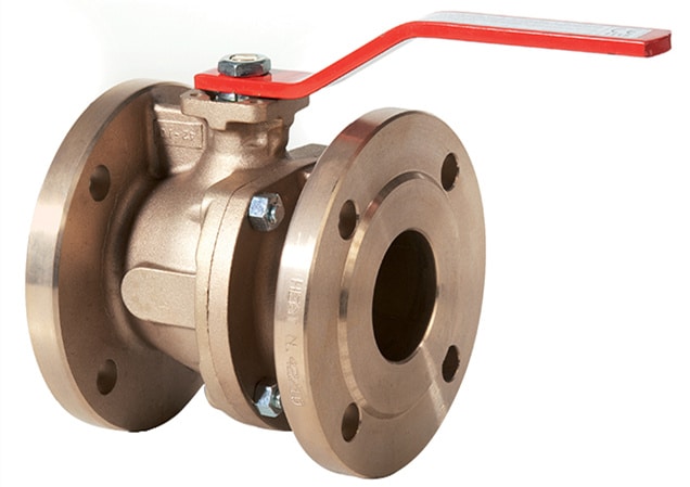 Aluminium Bronze Ball Valve, flanged, B148 c95800