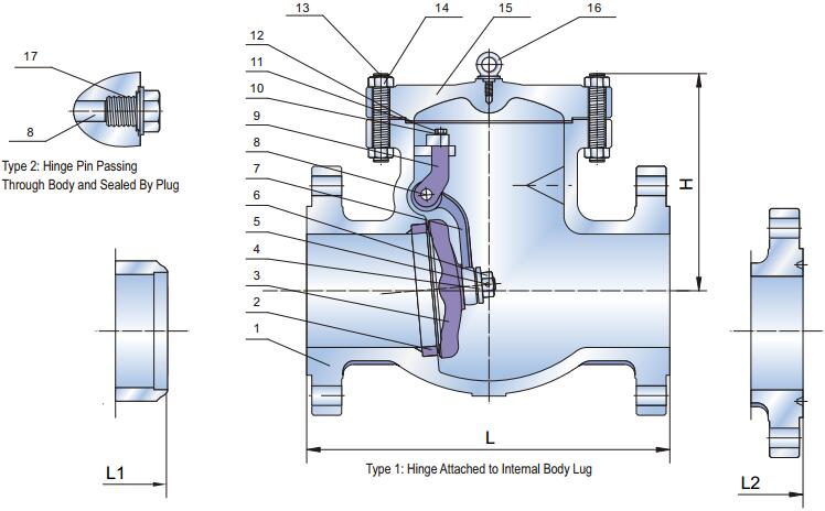 Cast Steel Swing Check Valve