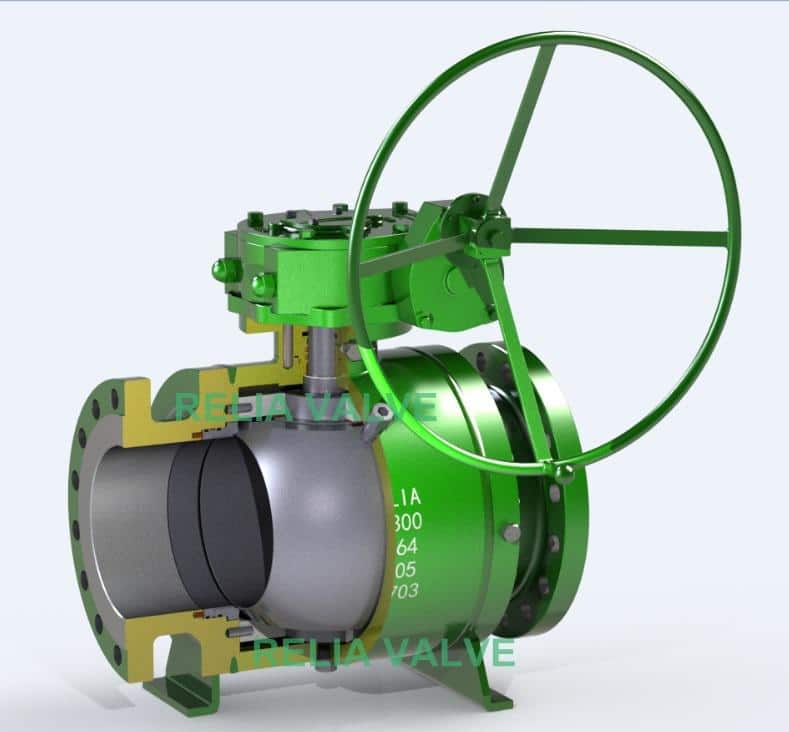 Fully Welded Ball Valve Drawing