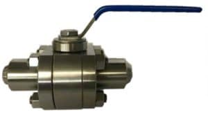 ANSI Class 600 floating ball valve, BW Ends