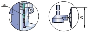 Class 900-2500 Cast Steel Gate Valve drawing -2